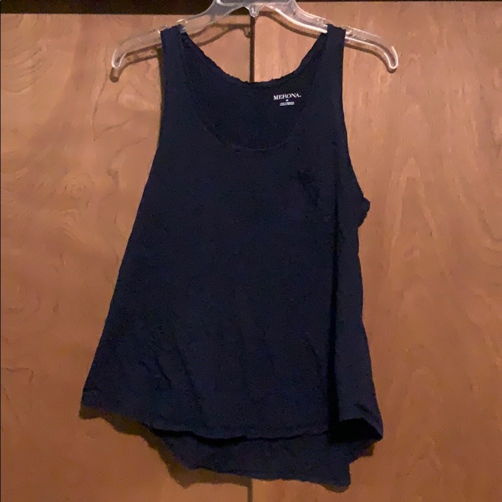 Navy blue tank top